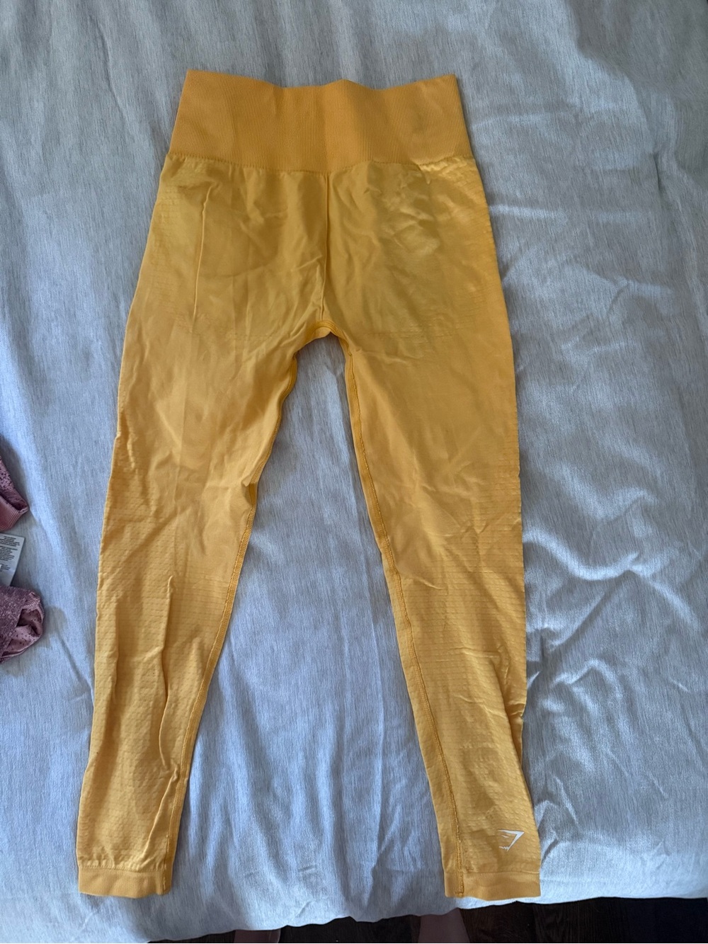 Gymshark Yellow High-Waist Leggings